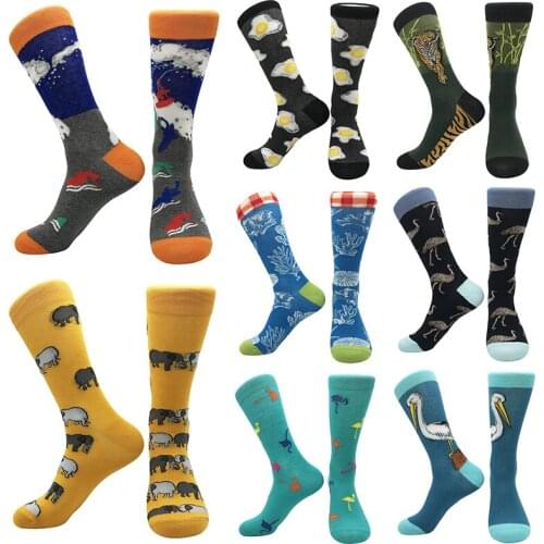 2021 autumn new trend cheerful color embroidered tube socks mens socks skateboard sports home ladies student socks