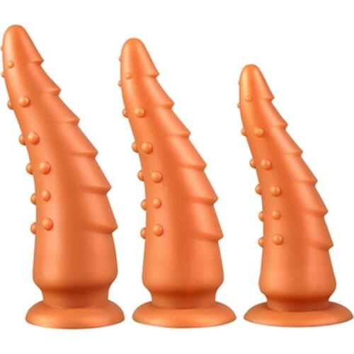 New Product Silicone Soft Anal Plug Dildo Super Thick Masturbation Device For Men And Women With Butt Expander Adult Products