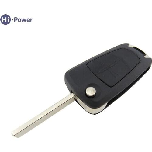 Hi-power 2 Button Flip Fold Remote Key Fob For Vauxhall/Opel Astra Vectra Signum Corsa Tigra Car Switchblade Key Shell Cover