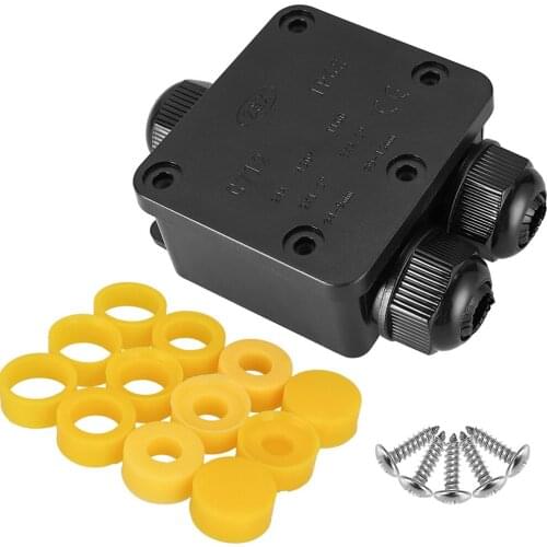 Power Cord Conector Waterproof Outdoor External Electrical Junction Box Underground Cable Line Wires Power Cord Connector