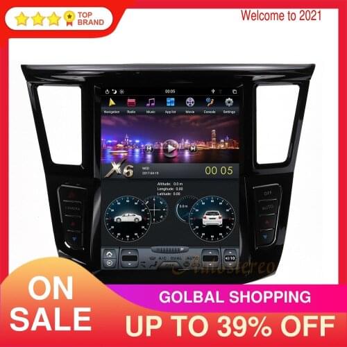 Tesla style Android 8 4+64 Car multimedia player For Infiniti QX60 For Infiniti JX35 GPS Navigation headunit radio tape recorder