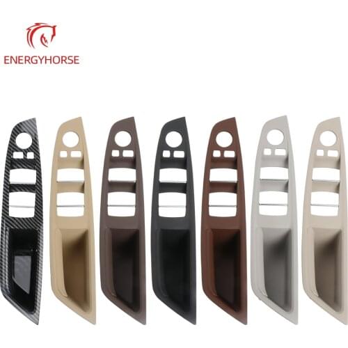 RHD right hand inner handle front Interior door panel drivers seat button switch frame storage box For BMW 5 Series F10 F11