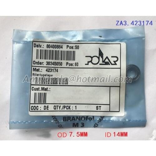 ZA3.423174 bearing for Ploar paper cutter spare parts