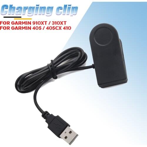 For Garmin Forerunner 910XT / 310XT USB Charging Clip Adapter Cable Charger For Garmin 405 / 405CX / 410 Smart Watch Accessories