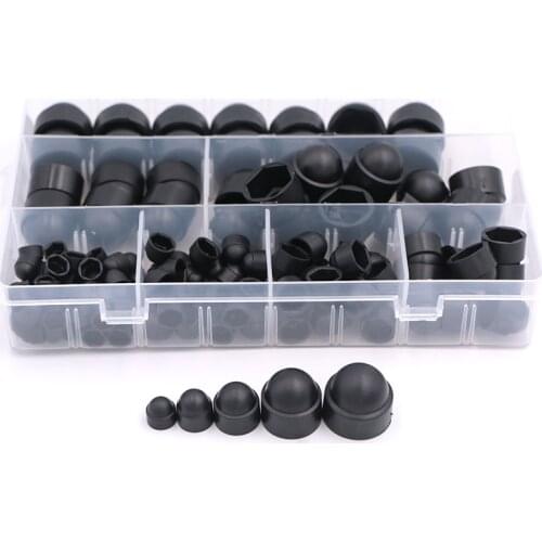 145pcs/setsM4 M5 M6 M8 M10 M12 M14 M16 M18 M20 M22 Bolt Nut Dome Protection Caps Covers Exposed Hexagon Plastic