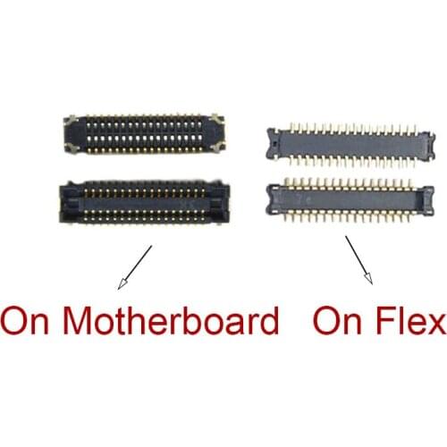 1pcs Screen Plug For Samsung Galaxy J5 J7 Prime G610 M G610F G6100 ON5 2016 G5700 LCD Display FPC Connector On Motherboard 34pin