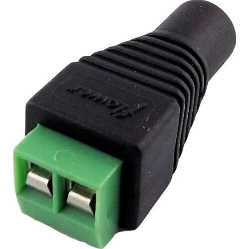 5x Video AV Balun 3.5mm 1/8" Mono Female Jack to AV Screw Terminal Plug Adapter Connector