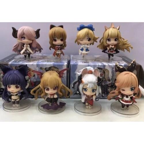8pcs Granblue Fantasy figure model PVC A birthday present for a friend