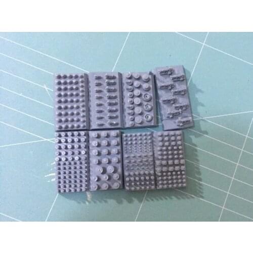 Military model accessory resin upgarde parts 1/350 Battle cruiser Ventilation equipment model 8 plates