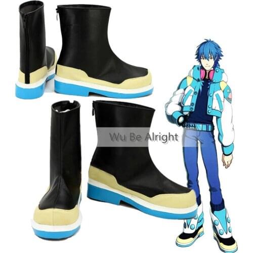 Anime Dramatical Murder DMMD Seragaki Aoba Boots Cosplay Party Shoes Halloween Carnival Customer Size Made
