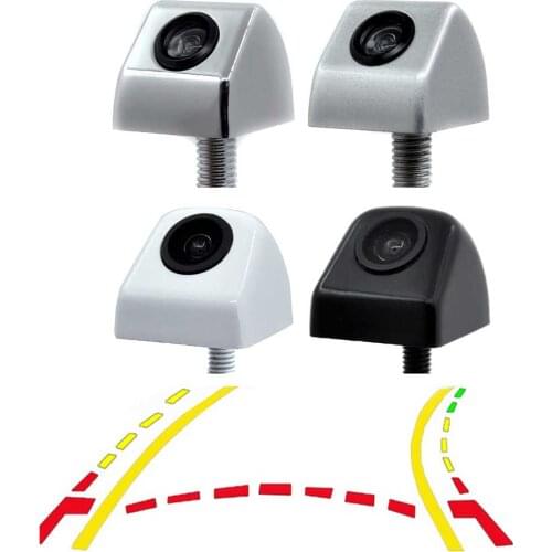 Car Intelligent Dynamic Trajectory Moving Guide Parking Line Rear View Reverse Backup Tracks Camera For Android DVD Monitor