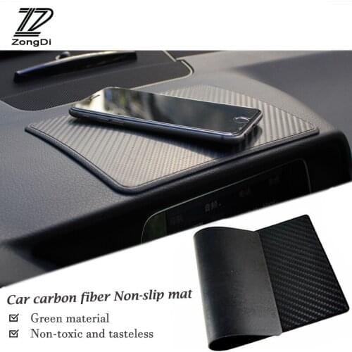 ZD 1X Car PVC non-slip mat Carbon fiber For Mercedes Benz w203 w211 w204 Subaru forester Ssangyong kyron Changan accessories