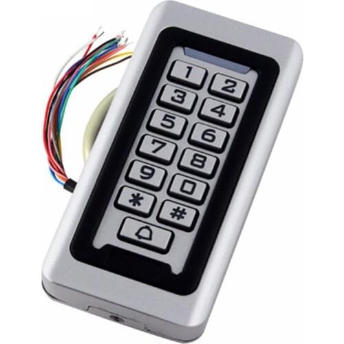 Standalone Access Controller with 10pcs EM keychains RFID Access Control Keypad digital panel Card Reader For Door Lock System