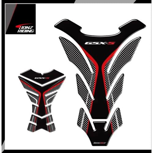 For Suzuki GSX-S1000 GSX-S 1000 1000F Tankpad 3D Carbon-look Motorcycle Tank Pad Protector Decal