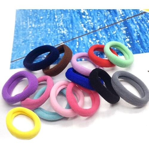 Fashion100pcs/lot Big Size Candy Colored Quality Elastic Ponytail Holders Accessories Girl Women Rubber Bands Tie Gum(Mix Color)