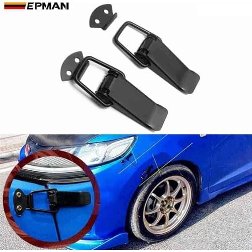 EPMAN For JDM Sport Lockable Toggle Fastener Quick Release Fasteners Car Bumpers Trunk Fender Hatch Lid Catch Clip EPDQ110L
