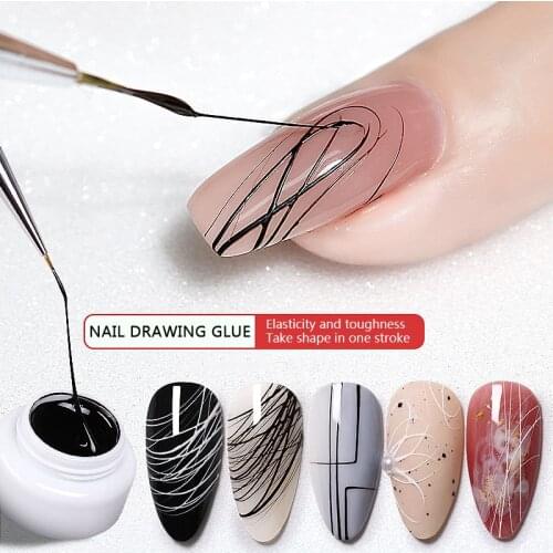 Gel Spider Line For Nails Art Gel Polish UV Colors Painting Gel Nail Polish Spider Gel Lacquer Web Stickers Gel Polish TSLM1