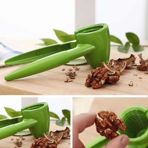 Kitchen Nut Sheller Stainless Steel Nutcracker Shaped Eco-Friendly Multi-Function Sheller Walnut Plier Metal Opener Accessories