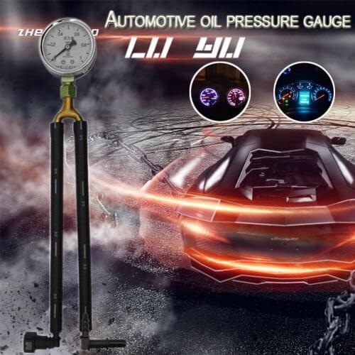 Gasoline Pressure Gauge Oil Pressure Gauge Fuel Pressure Gauge Tester Test Gasoline Pressure Tool 2021