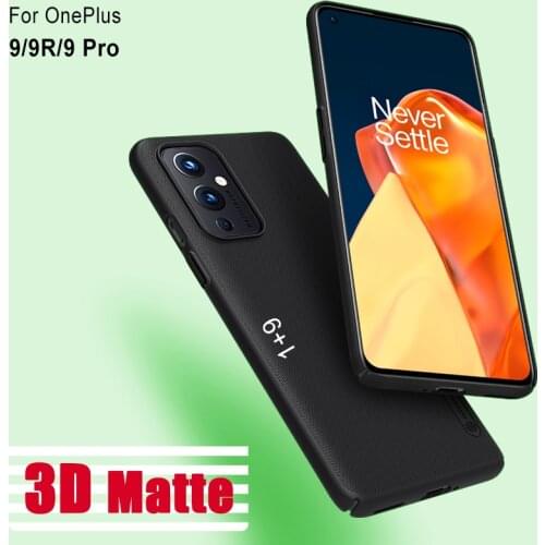 For OnePlus 9 Case NILLKIN Frosted Shield Hard Matte Non-slip PC Back Cover Case For OnePlus 9 Pro 9R