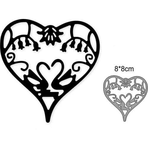 DIY Metal Cutting Dies 2020 Scrapbook heart album mold stencil templates craft Making Embossing Craft stencil Dies new