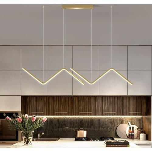 Minimalist chandelier LED chandelier suspension Kitchen chandelier designer Dining Bar Office Coffee Restaurant Suspension Light