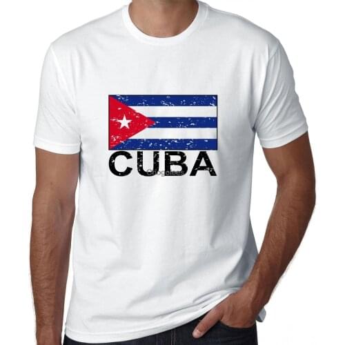 Cuba Flag - Special Vintage Edition Mens T-Shirt