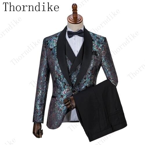 2018 New Formal Suits Men Wedding Suit Slim Fit Business Groom Suit Set XS-5XL Dress Suits Tuxedo For Men (Jacket+Pants+Vest)