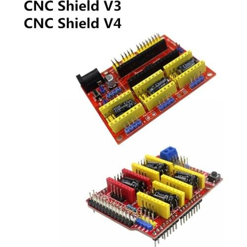 New CNC Shield V4 shield V3 Engraving Machine / 3D Printer / A4988 Driver Expansion Board for arduino Diy Kit