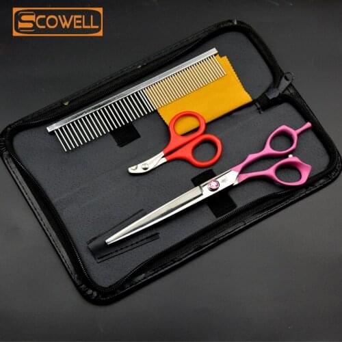 30% Off 7.0, 7.5 Inch Scissor for Pet Grooming Scissors for Dog Cat Hair Beauty Pet Store Using Shear Clipper Stainless Steel