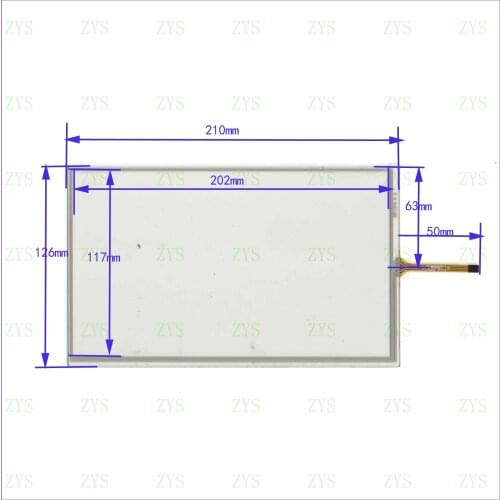 Wholesale XWT1878 210*126MM 9inch resistance screen for GPS CAR this is compatible 210*126 XWT 1878