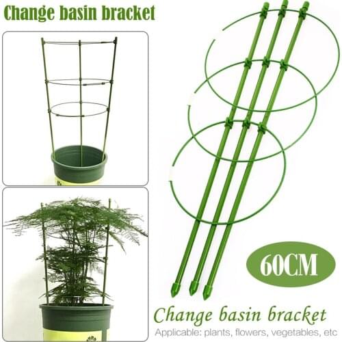 Durable Creative Vine Climbing Rack 60cm Flower Decorative Gardening Tools Vegetables Plant Trellis Plant Support Frame YH461506