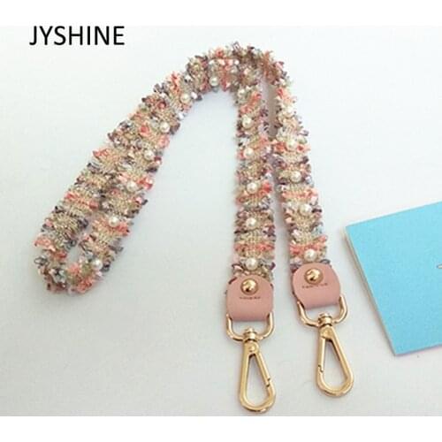 JYSHINE Bag Shoulder Strap Tassel Pearl Shoulder Strap Accessories Bag Shoulder Strap Cross Strap Instead of Small Bag Strap