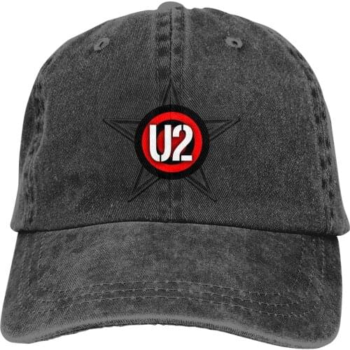 U2 Banda Rock Musica Logo Baseball Cap cowboy hat Peaked cap Cowboy Bebop Hats Men and women hats