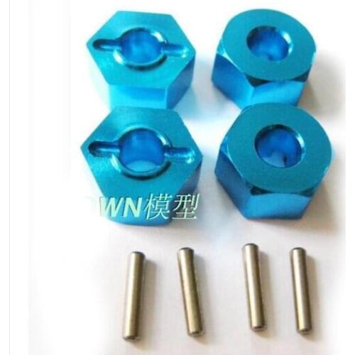 WLtoys K949 Rc Car 4wd 1/10 Scale Electric Power On Road Drift Racing Upgrade Spare Parts CNC metal hexagon adapter K949-12