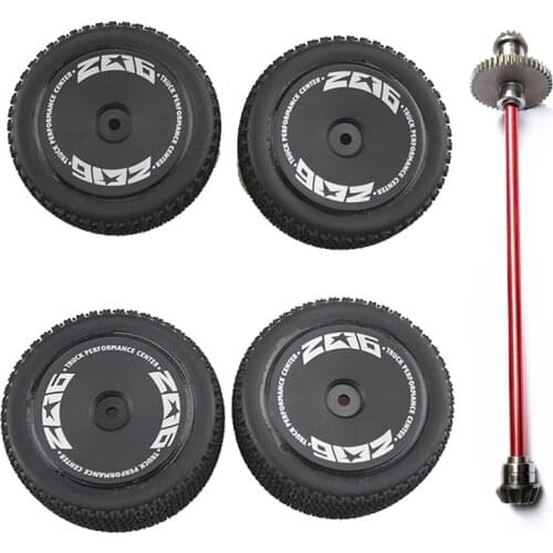 Spare Parts Front Tire Rear Tire with Metal Main Central Axle Drive Shaft Upgrade Parts,for Wltoys 144001 1/14 RC Car