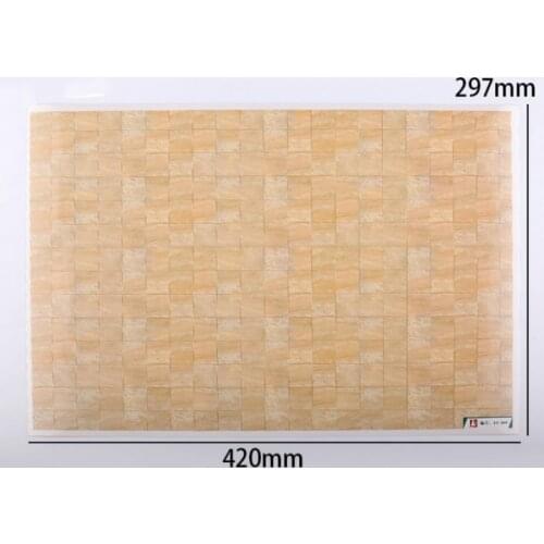 1:25 5pcs/lot Building Sand Table Model Material Model Wall Paper In 297*420mm