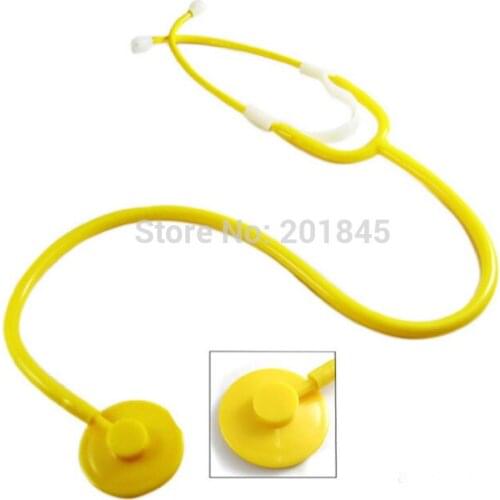 2Pcs/Pack Disposable plastic toy stethoscope Childrens toys