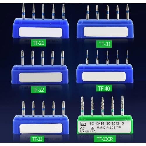 30pcs Dental Diamond Burs Drills High Speed Handpiece Tips Polishing Dental High Speed Burs