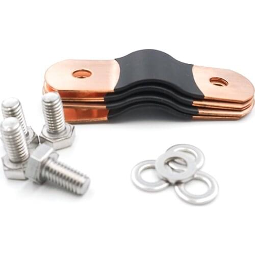 4PCS Winston Battery Busbars Pure Copper Connector 160AH 200AH 300AH 400AH 700AH 1000AH Solar Battery DIY Pack CATL