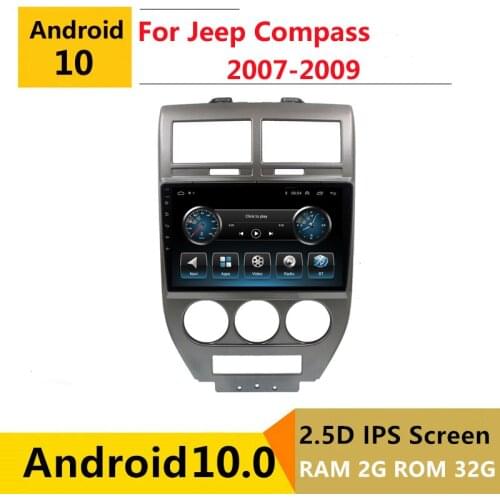 2G RAM Android car stereo for Jeep Compass 2007 2008 2009 radio navigation GPS Multimedia Player headunit