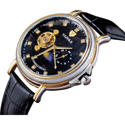 Automatic Watch 2020 Mens Watches Top Brand Luxury Yazole Men Watches Fashion Unique Dress Designer Skeleton Watch reloj hombre