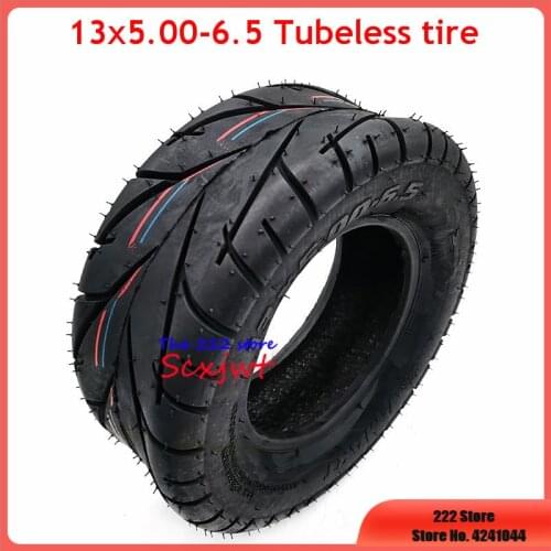13x5.00-6.5 Tubeless Tire for 13 Inch FLJ Scooter FLJ K6 Dual Motor Vacuum Tyre Big Wheel Kick E Scooter Wheel