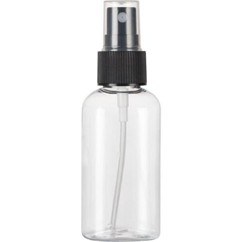 50pcs/lot 50ml Portable Ellipse Transparent Perfume Atomizer Hydrating Spray Bottle Makeup Tools
