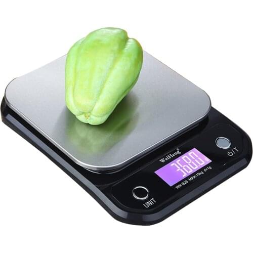 Digital Kitchen Scale 5Kg/0.1g 10kg/1g Stainless Steel Electronic Scales High Accurate Food Baking Scale With Backlight LCD