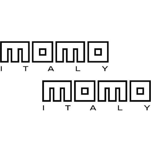 For 2 x Momo-italien Logo Sticker Grafik,Aufkleber Farben Auswahl