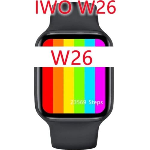 For IWO W26 Smart watch 6 IWO 12 Pro 1.75 inch Smart Watch Men Women DIY Watch Face for Android IOS