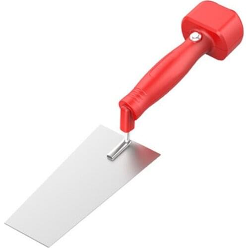 Electric Stainless Steel Trowel Rubber Handle Builders Masons Shake Plastering Bucket Trowel Bricklayer Tool