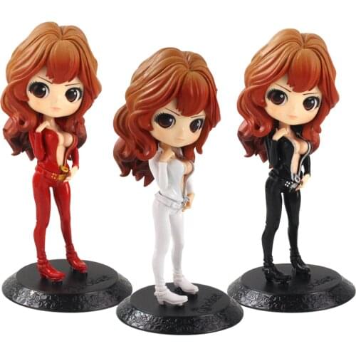 16cm QPosket Figure Lupin 3 Q Posket Rupan Sansei Mine Fujiko PVC Action Figure Collectible Model Toy Dolls gifts for children