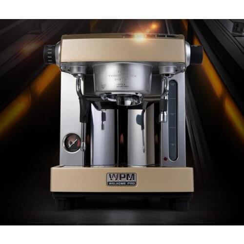 Espresso Cafe Machine Professional Double Pump Espresso Coffee Machine Coffee Maker House Use or Small Coffee Shop Cafetera